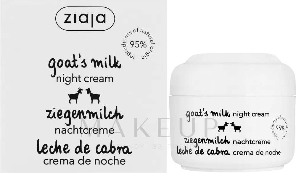 Goat Milk Night Face Cream - Skin Care Products