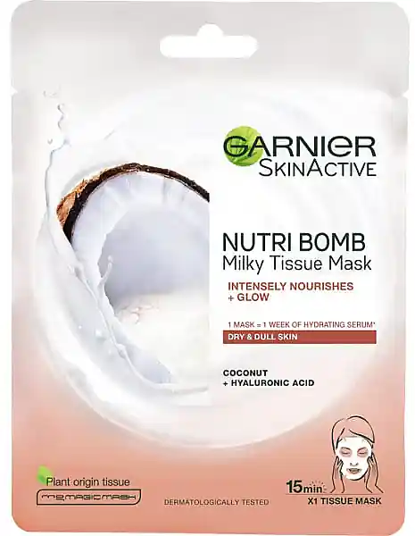 Face Sheet Mask "Coconut and Hyaluronic Acid" - Skin Care Products