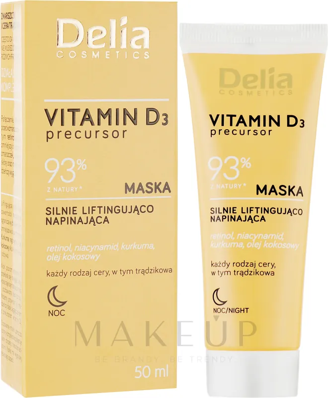 Lifting Night Face Mask with Vitamin D3 - Skin Care Products