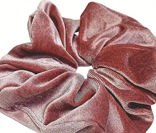 Velvet Scrunchie, pink - Accessories