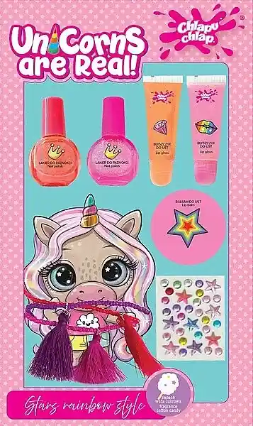 Girls' Makeup Set with Bracelets, 9 products - Skin Care Products