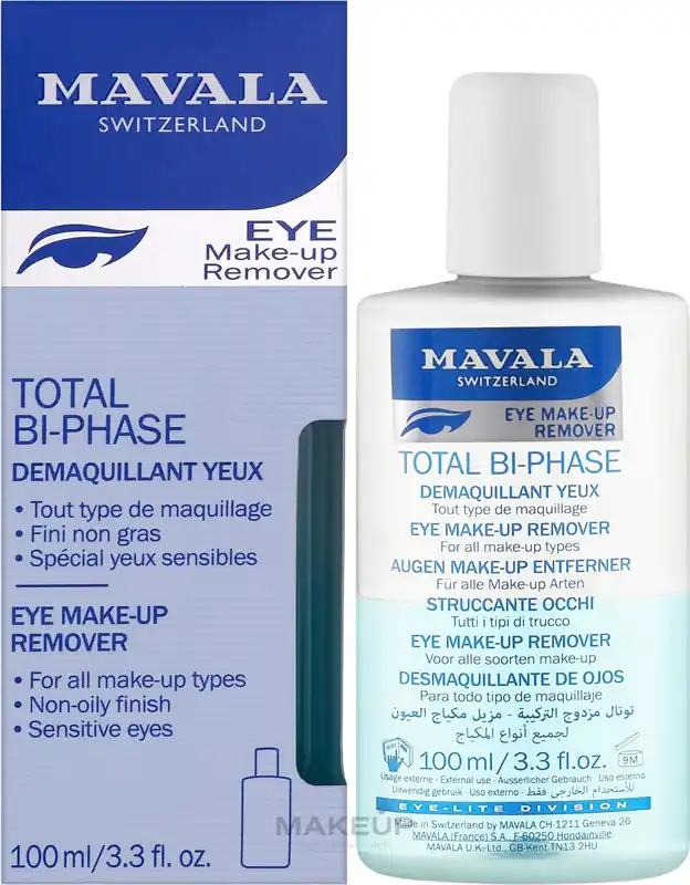 Mavala Total Bi Phase Eye Make Up Remover - Makeup