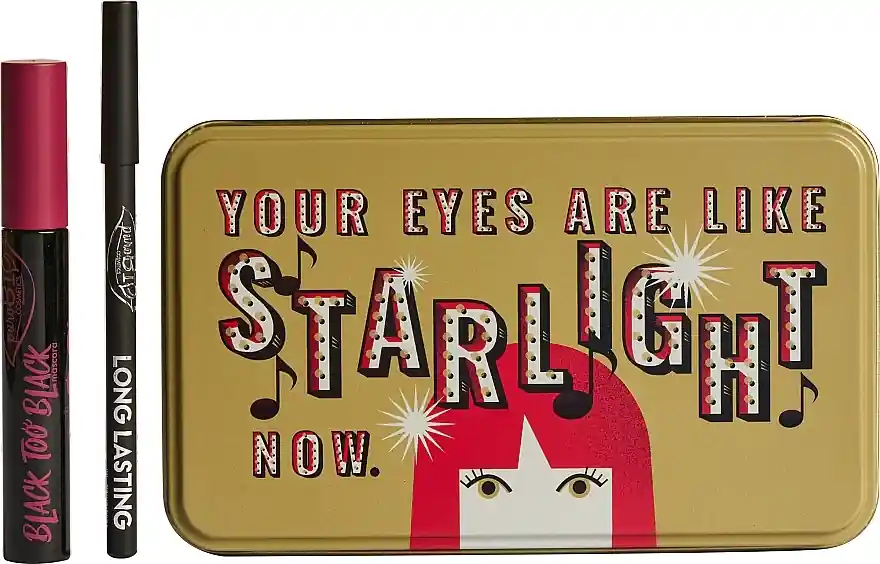 PuroBio Cosmetics Starlight Box (mascara/9/9ml + eyeliner/1.1g) - Makeup