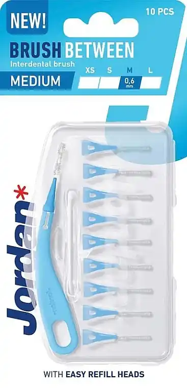 Interdental Brushes, 0.6mm, M, 10pcs - Bath and Body