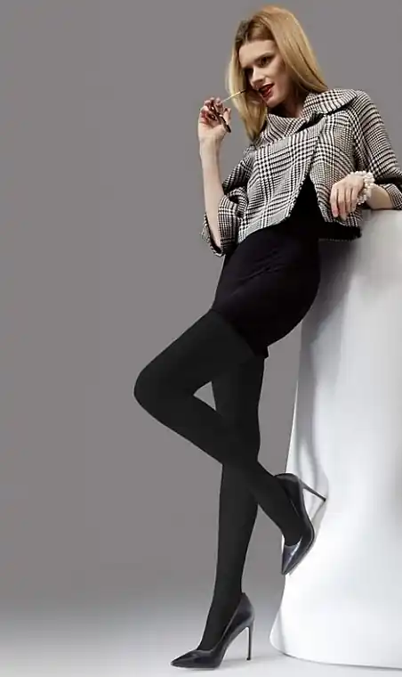 Microfiber Tights 'NADJA 3D' 40 Den, fumo - Clothes