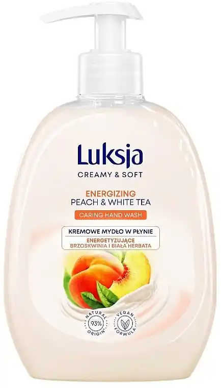 Liquid Cream Soap "Peach & White Tea" - Bath and Body