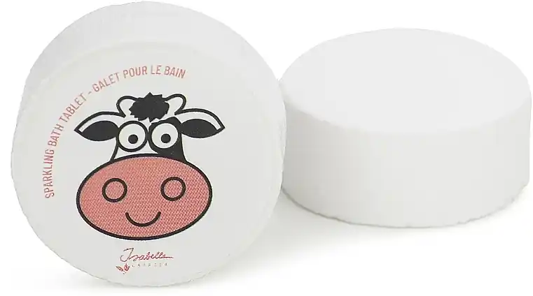 Effervescent Bath Tablet 'Cow-Coconut'