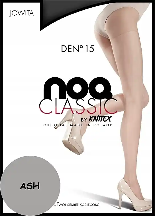 Tights 'Jowita', 15 Den, ash - Clothes