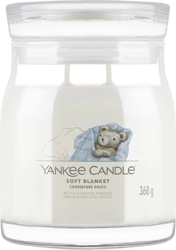 Scented Candle in Jar 'Soft Blanket', 2 wicks - Bath and Body
