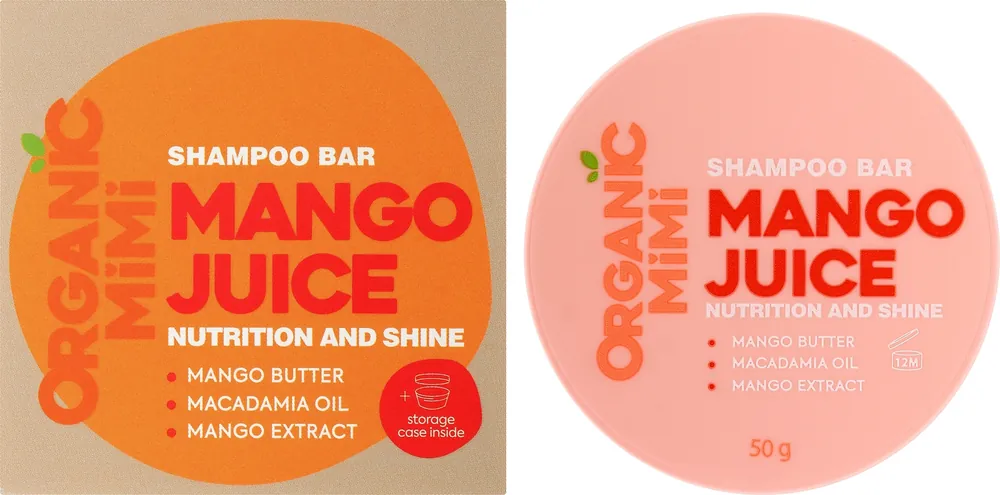 Nourishment & Shine Solid Shampoo with Mango Juice - Hair