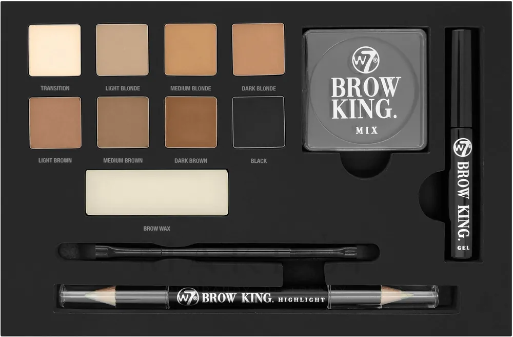 W7 Brow King Ultimate Eye and Brow Palette - Makeup