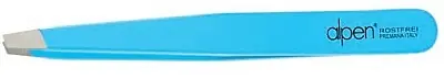 Slanted Tweezers, blue, 10 cm - Accessories