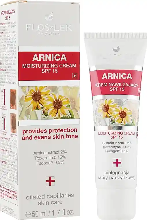 Moisturizing Arnica Cream SPF 15 - Skin Care Products