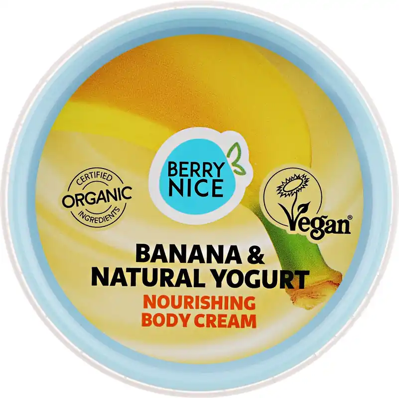 Banana & Yoghurt Nourishing Body Cream - Bath and Body