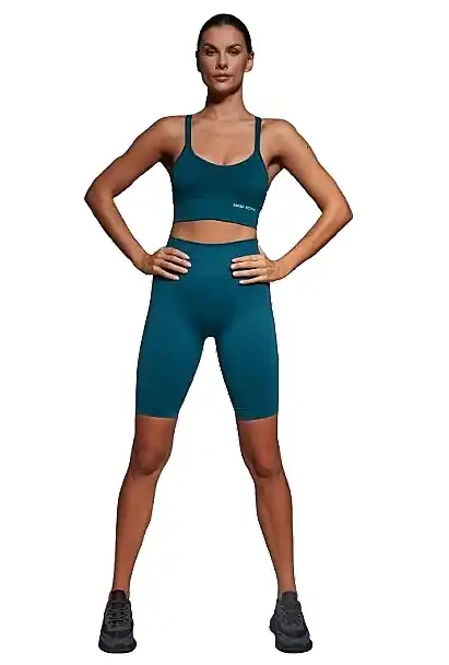 Seamless Women Cycling Shorts, noble green - Gatta
