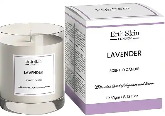 Lavender Scented Candle - Bath and Body