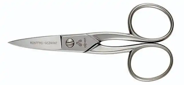 Nail Scissors, stainless steel, micro notches, 10 cm - Accessories