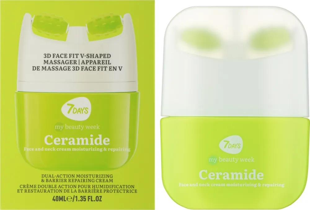 Face & Neck Roller Cream with Ceramides - Skin Care Products
