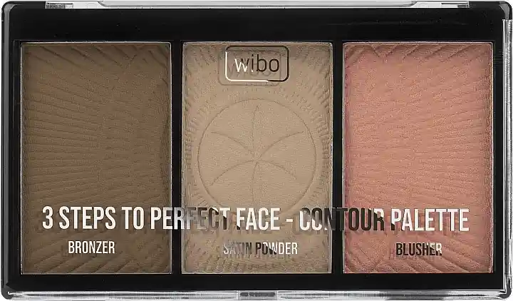 Wibo 3 Steps To Perfect Face Contour Palette New Edition - Makeup