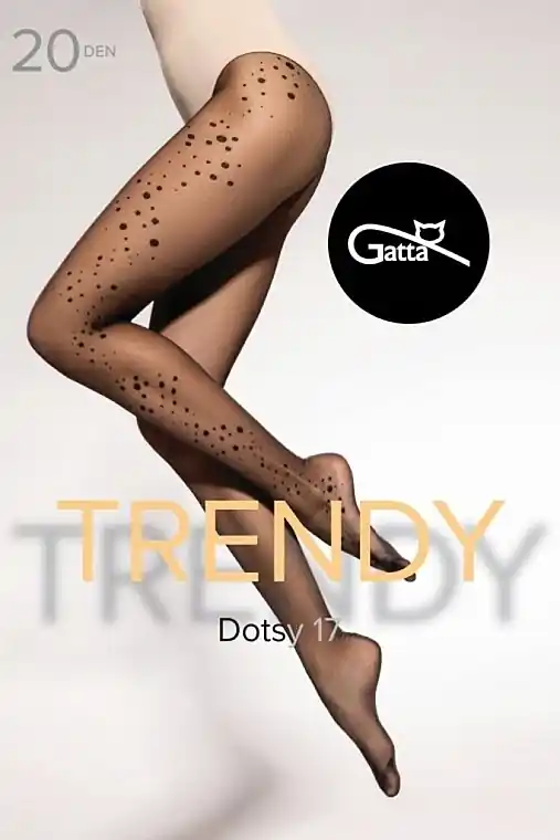 Tights 'Dotsy W.17' 20 Den, daino/beige - Clothes