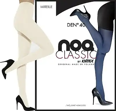 Tights 'Mireille/Maxielle', 40 Den, perle - Clothes