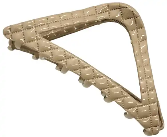 Triangle Hair Clip, beige - Accessories