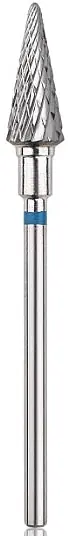 Tungsten Nail File Drill Bit, cone, 6 mm, blue - Accessories