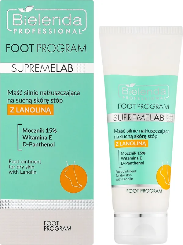 Foot ointment for dry skin with lanolin - Bath and Body