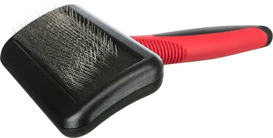 Soft Dog Brush, plastic/metal bristles, 12x16 cm - Trixie