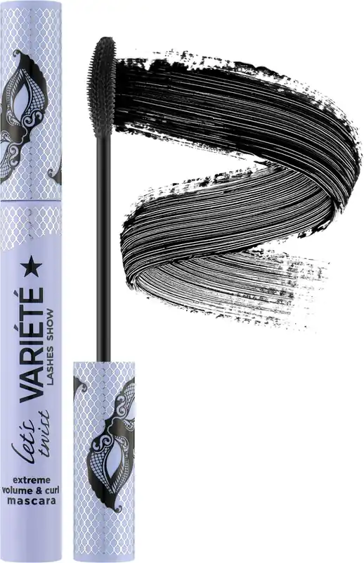 Eveline Cosmetics Variete Lashes Show Let's Twist Curling and Volumizing Mascara - Makeup
