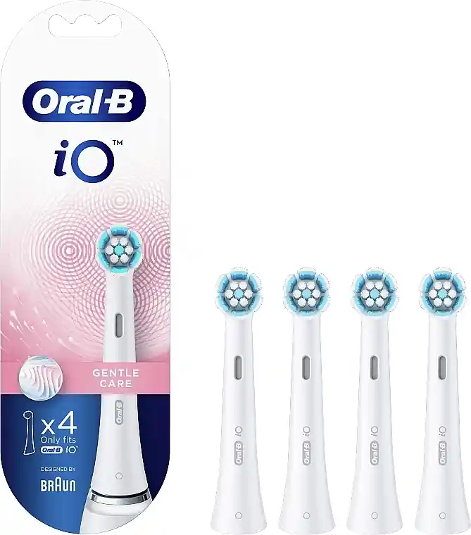 Electric Toothbrush Heads, white, 4 pcs - Bath and Body