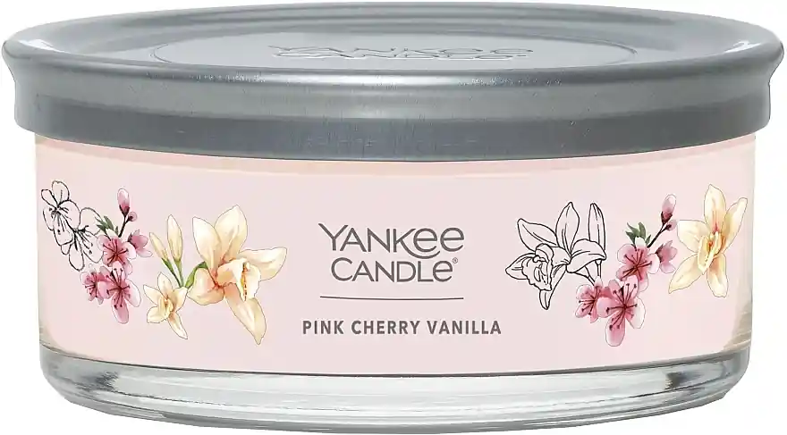 Tumbler Candle 'Pink Cherry & Vanilla', 5 wicks - Bath and Body