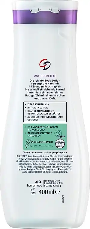 Water Lily Body Lotion - Bath and Body