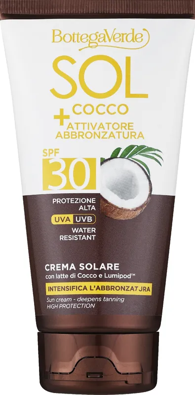 Protective tanning cream with tanning accelerator - Bath and Body