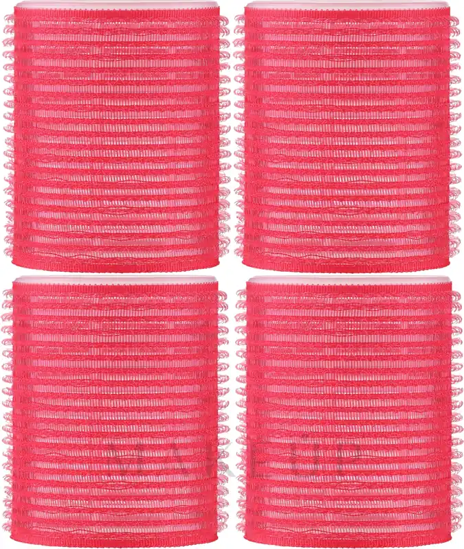 Velcro Rollers, pink, 4 pcs - Accessories