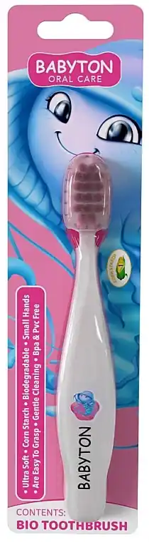 Baby Toothbrush, 12+ months, jellyfish - Bath and Body