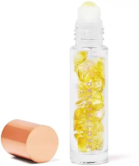 Gemstone Lemon Amber Oil Roll-On Bottle, 10 ml