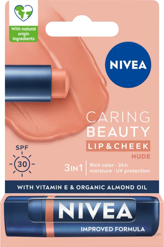 Nivea Caring Beauty Lip & Chick SPF30 - Makeup