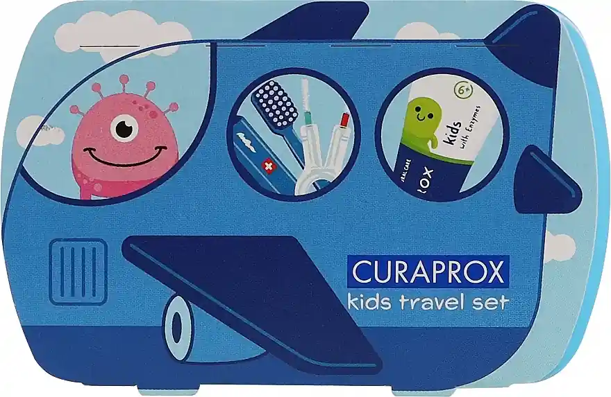 Kids Travel Set, 6-12 years, blue