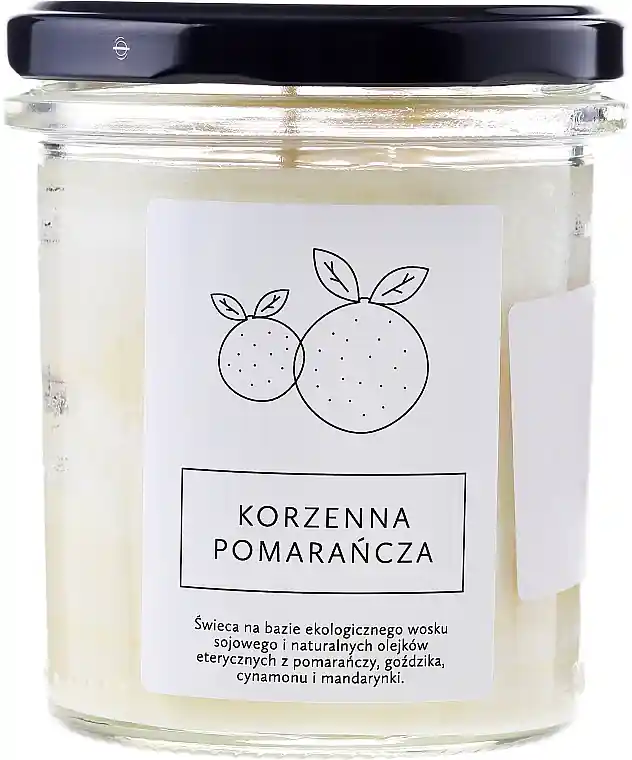 Candle "Orange" - Bath and Body