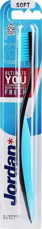 Toothbrush Ultimate You, Soft, black with blue - Bath and Body