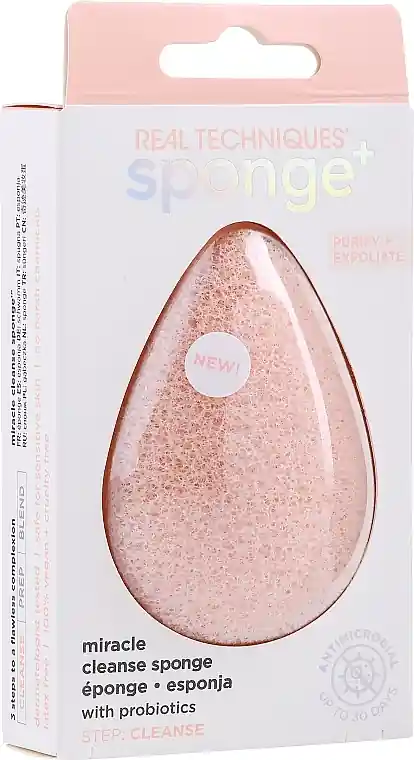 Double-Sided Cleanse Sponge with Probiotics