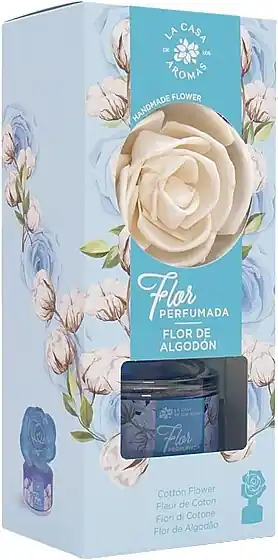 Flower Fragrance Diffuser 'Cotton' - Bath and Body
