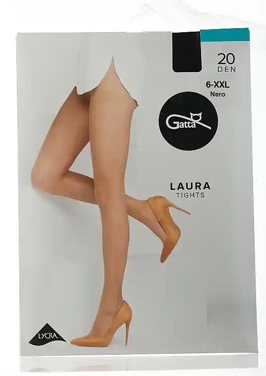 Tights "Laura" 20 Den, nero - Clothes
