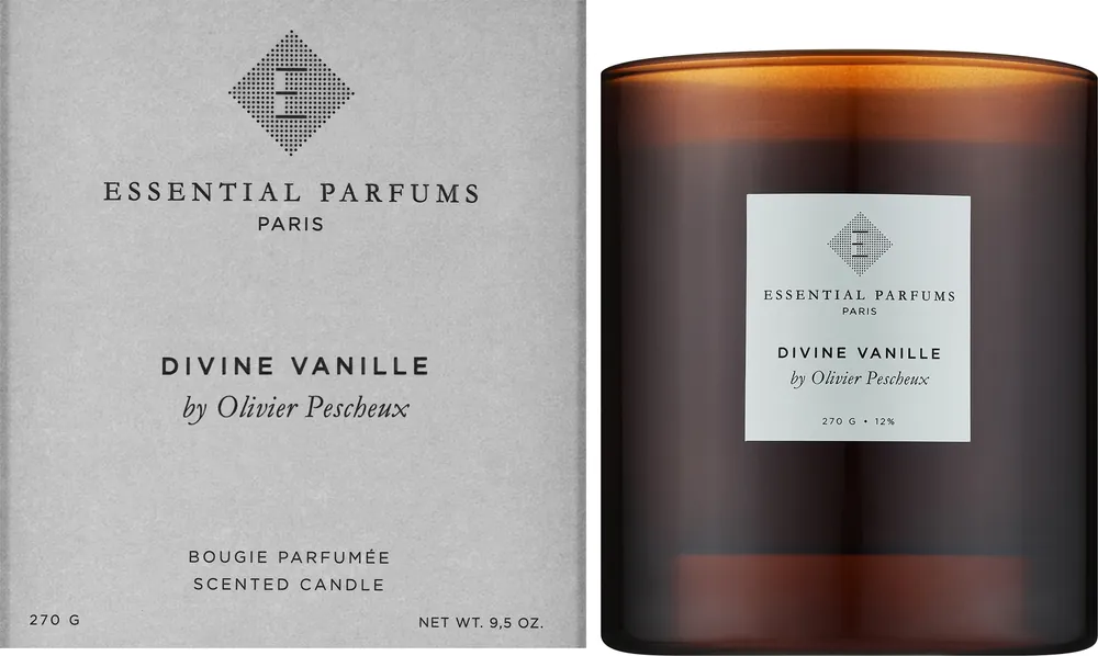 Essential Parfums Divine Vanille Candle - Bath and Body