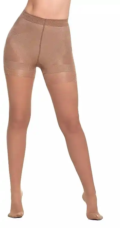 Women Slimming Push-Up Tights, 20 DEN, natural