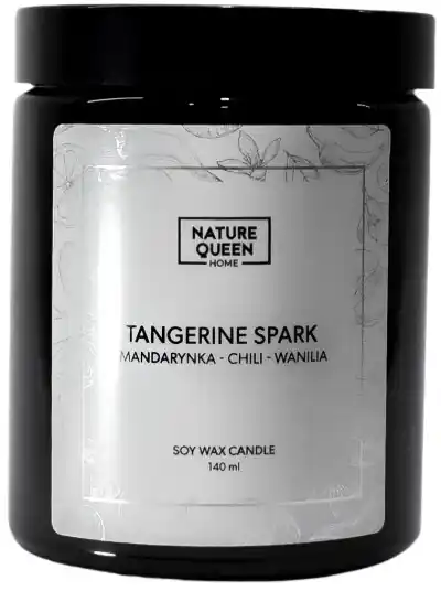 Tangerine Spark Scented Candle - Bath and Body