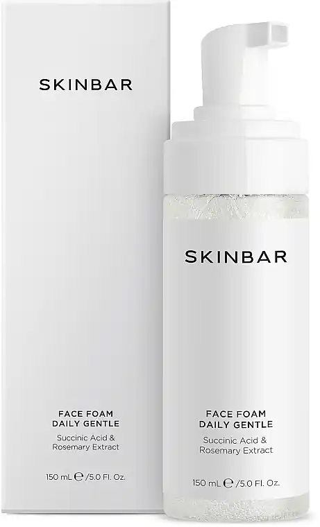 Face Cleansing Foam with Amber Acid & Rosemary Extract - Skin Care Products