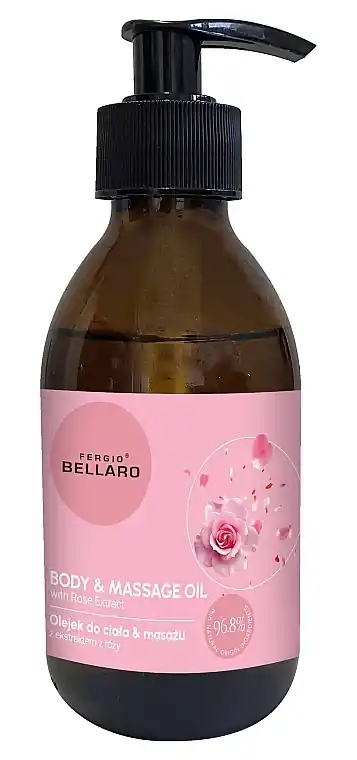 Body & Massage Oil with Rose Extract - Bath and Body