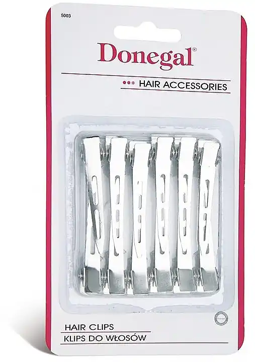 Metal Hair Clip 5003, 5,5 cm, 12 pcs - Accessories
